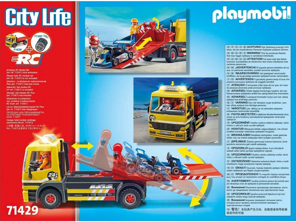 Playmobil City Life Serviço de Reboque 71429