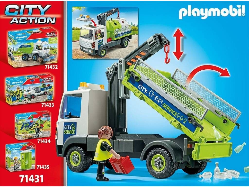Playmobil City Müllwagen mit Container 71431