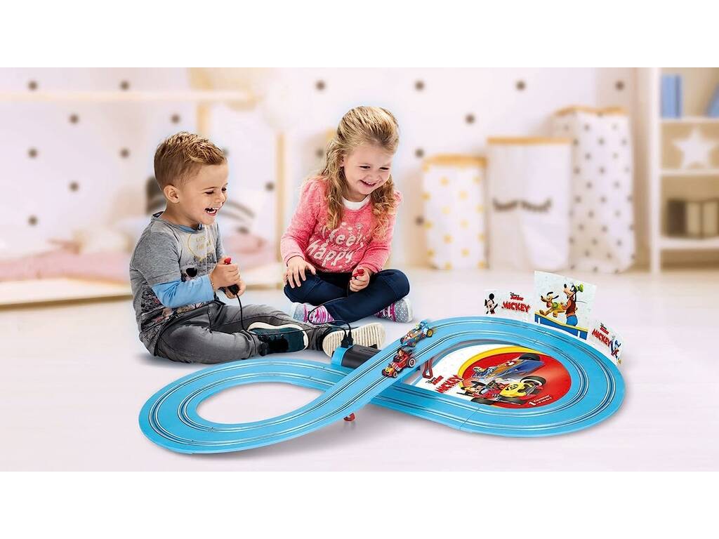 Carrera First Mickey Mouse et Donald Duck les Roadster Racers - Circuit 2,9  m