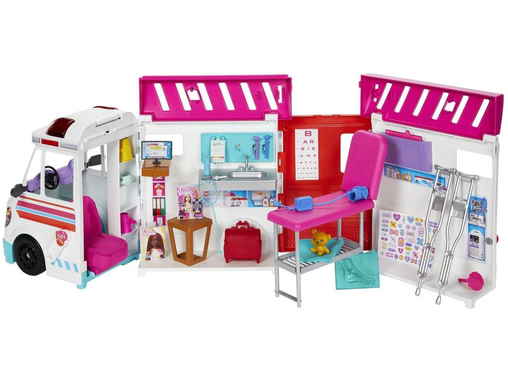 Barbie Veicolo Clinica per la cura Mattel HKT79