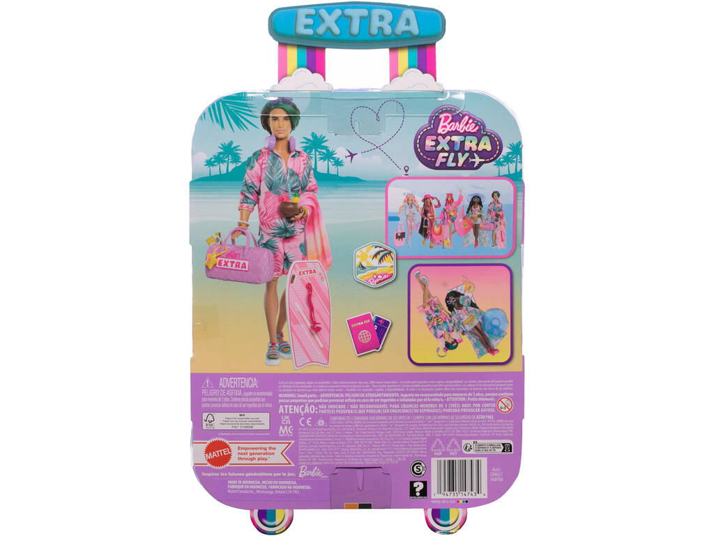 Barbie Extra Fly Muñeco Playa de Mattel HNP86