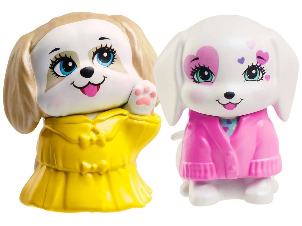 Enchantimals Super Pack Famiglia di cani di Mattel NHV26