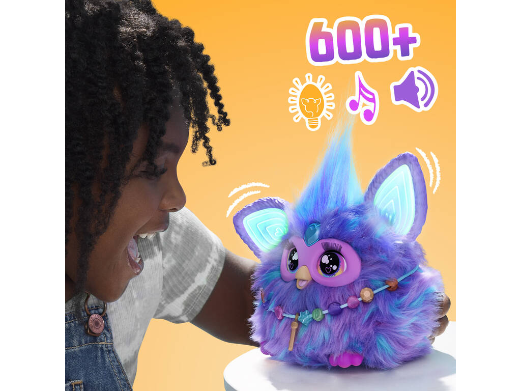 Peluche interativo Furby cor violeta Hasbro F6743105