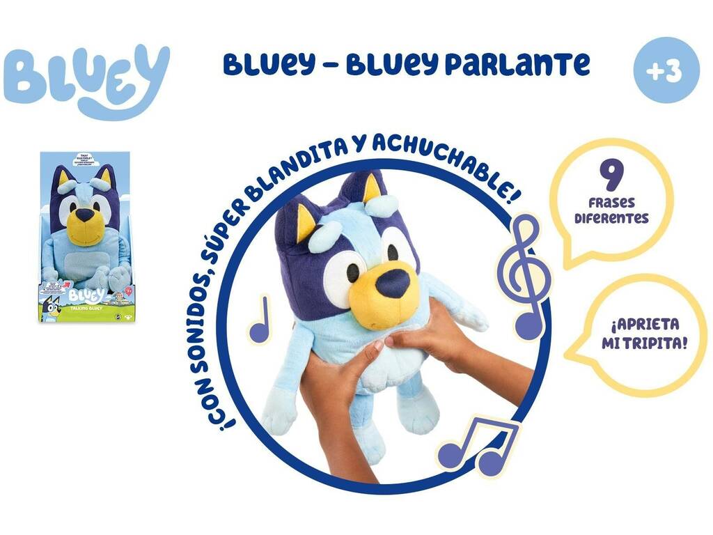 Bluey Famosa Bleu parlant BLY16111