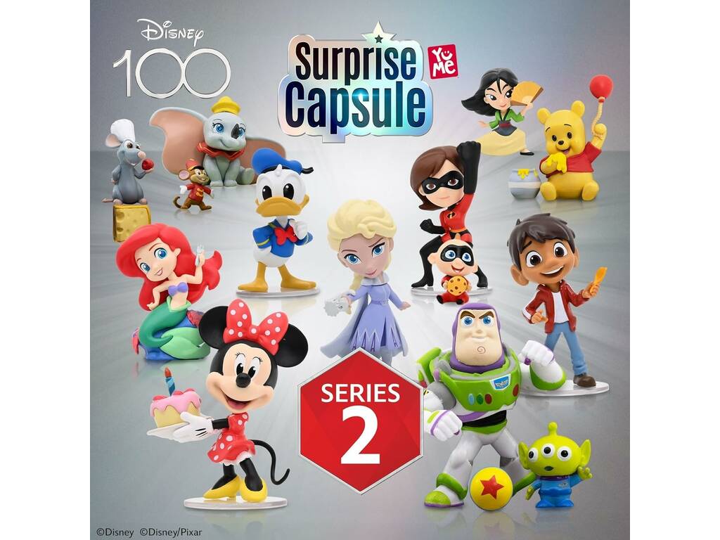 Disney 100 Aniversário Cápsula Surpresa Serie 2 Kids MX00003