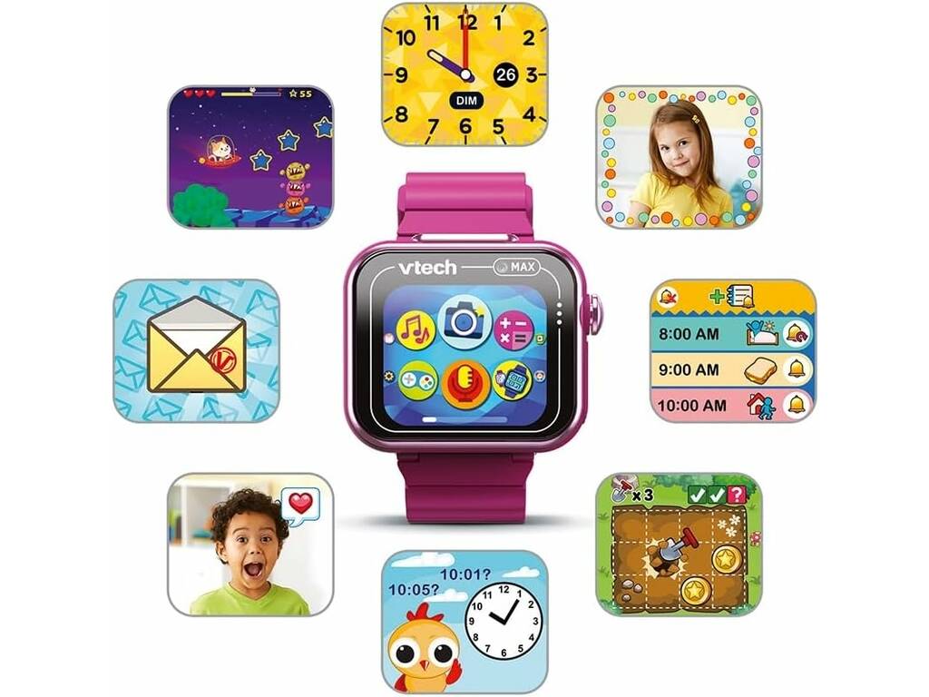 Kidizoom Smartwatch Max Raspberry Vtech 531617