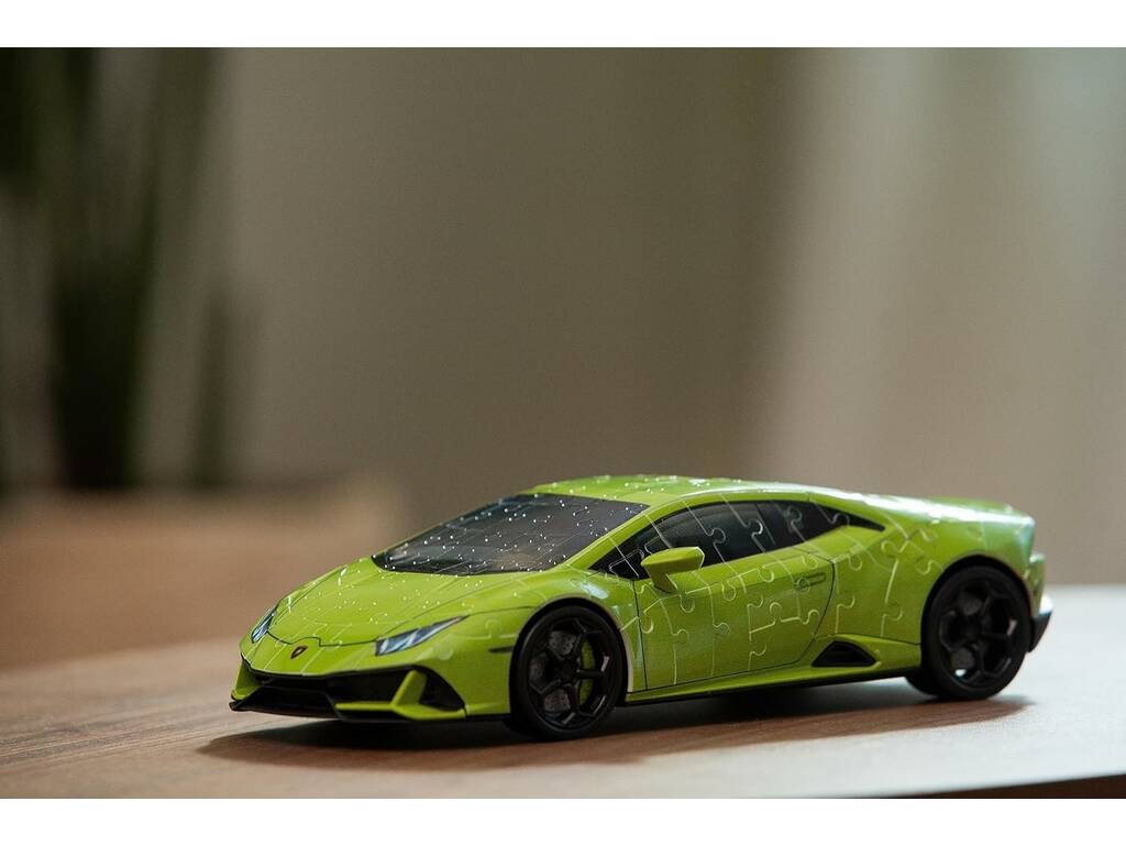 Puzzle 3D Lamborghini huracan evo verde Ravensburger 11559