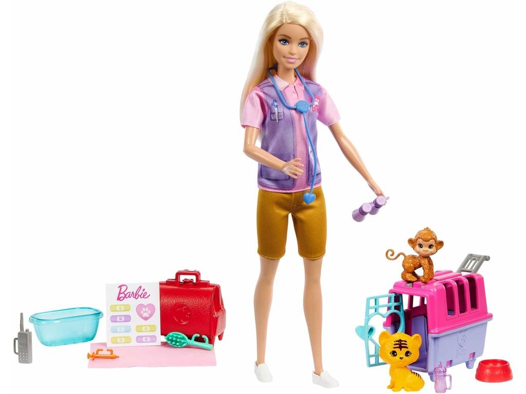 Barbie Tu Podes Ser Resgatadora e Libertadora de Mattel HRG50