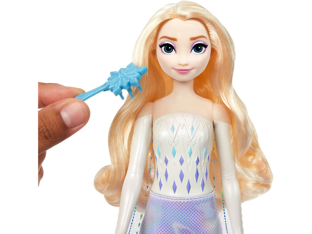 Frozen Bambola Elsa Gira e Rivela Mattel HTG25