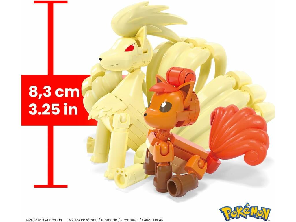 Mega Pokémon Vulpix Evolution Set Mattel HTH79