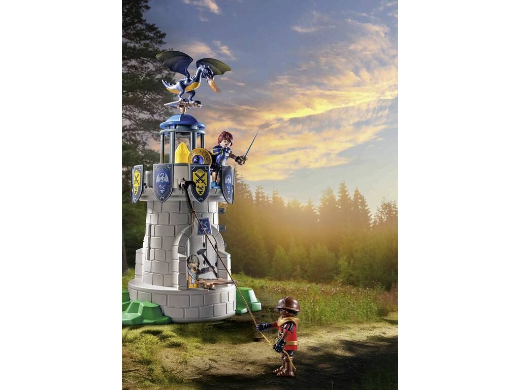 Playmobil Novelmore Torre del Cavaliere con Fabbro e Drago 71483