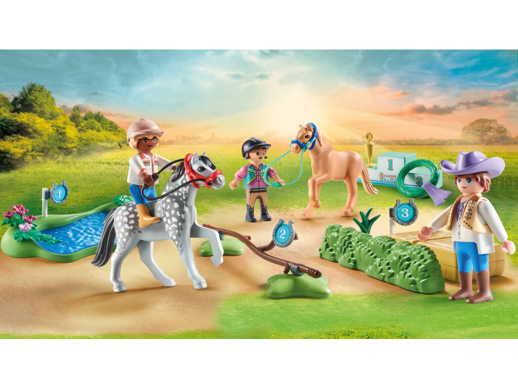 Playmobil Chevaux de la cascade Tournoi de poneys 71495