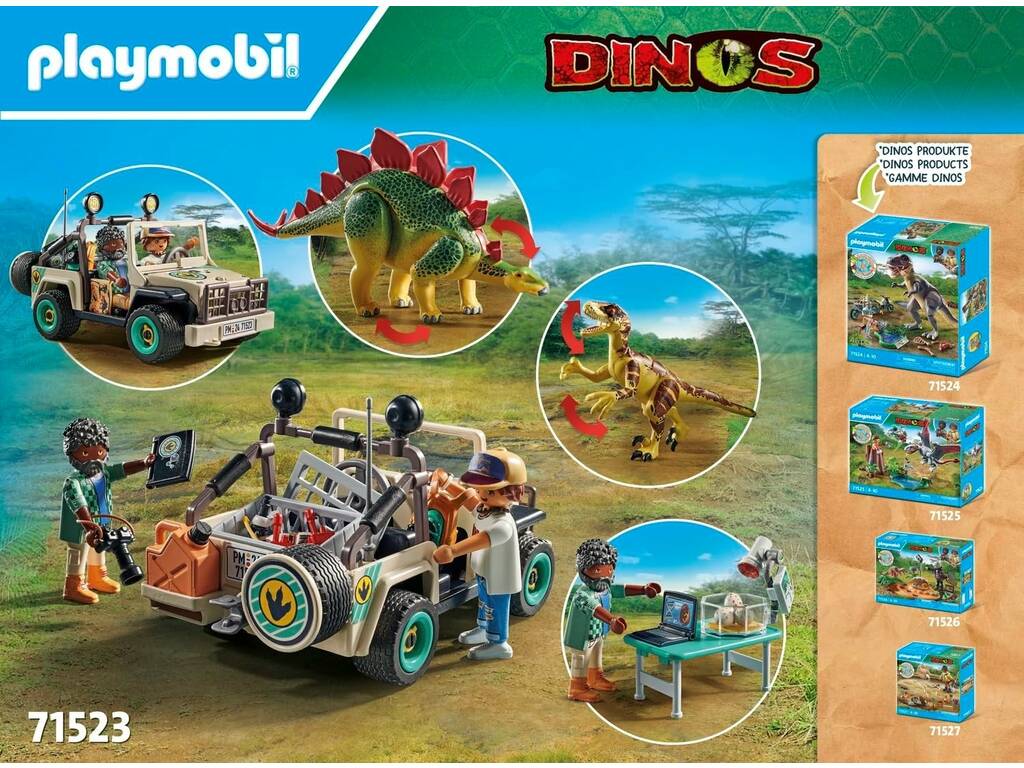 Playmobil Dinos Campo de Investigação com Dinossauros 71523