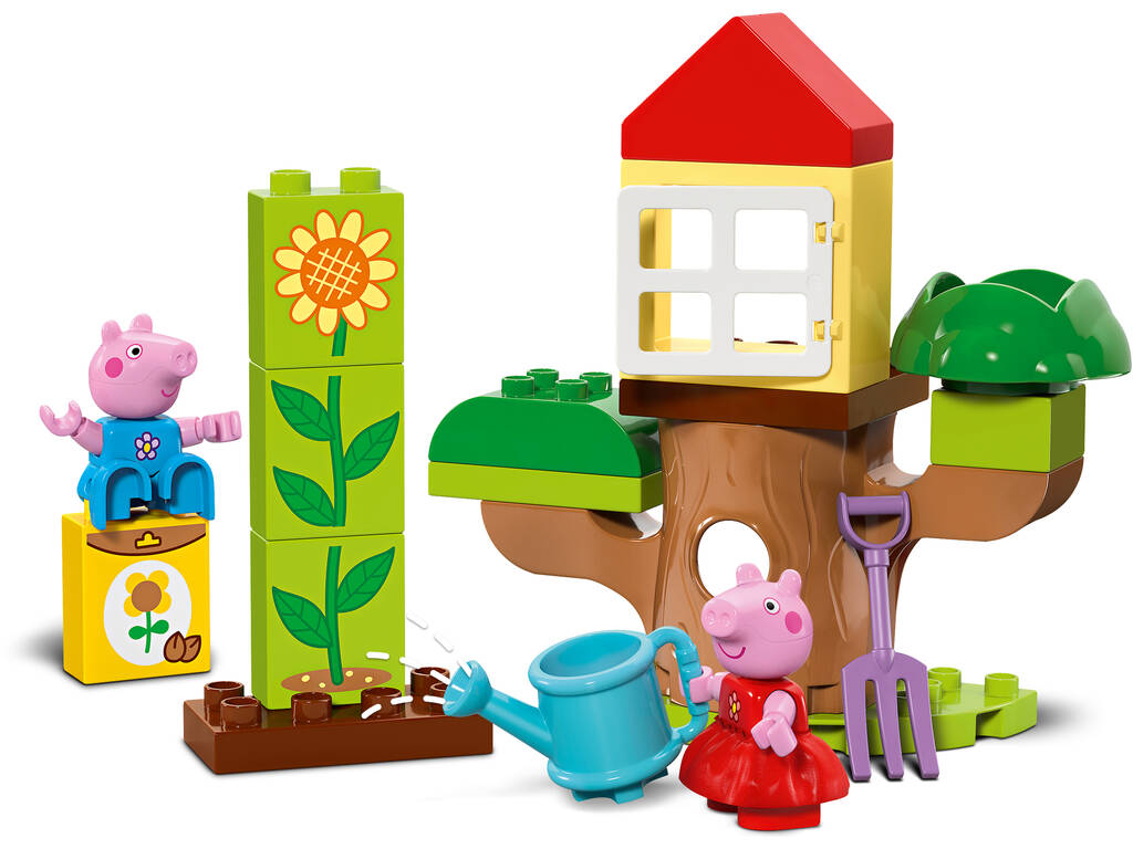 Lego Duplo Jardín y Casa del Árbol de Peppa Pig 10431