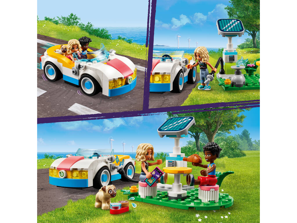 Voiture électrique et chargeur Lego Friends 42609