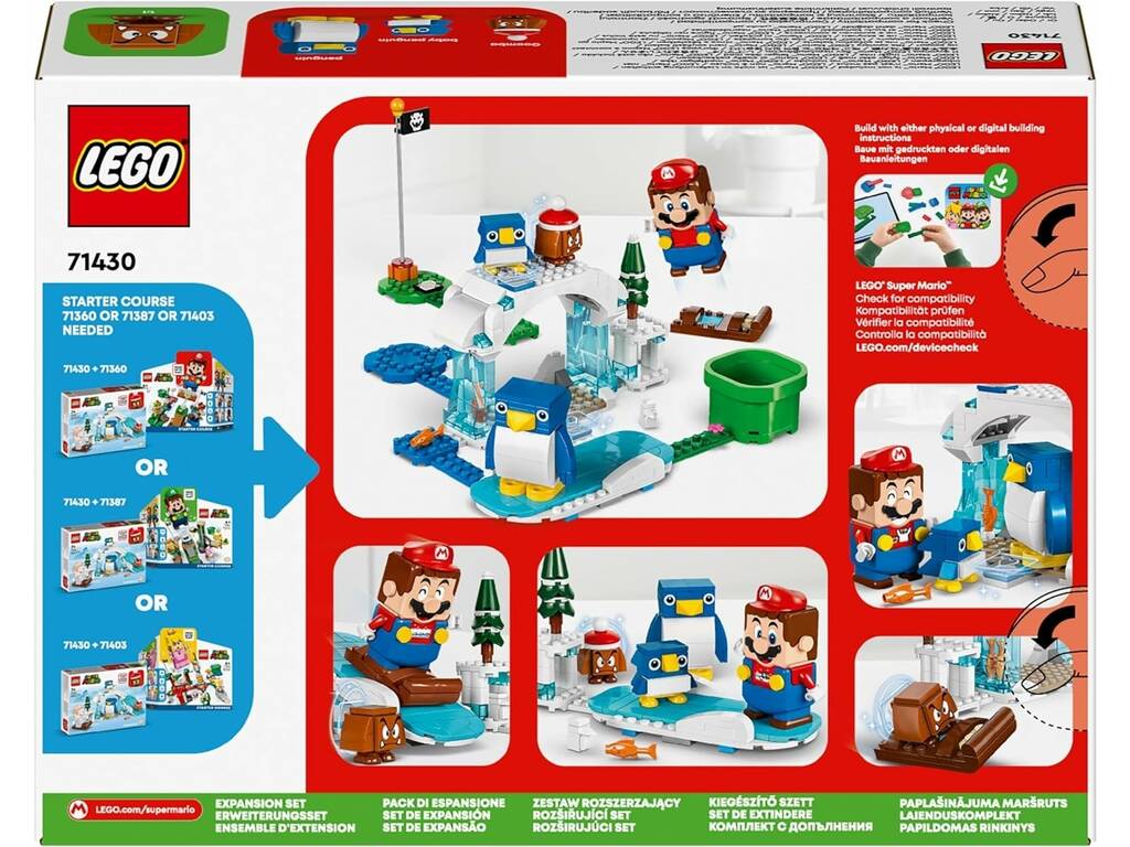 Lego Super Mario Set de Expansão Aventura na Neve da Família Pengui 71430