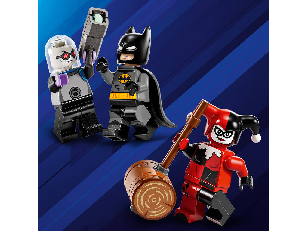 Lego Batman DC Batman avec Batmobile vs Harley Quinn et Mr. Freeze