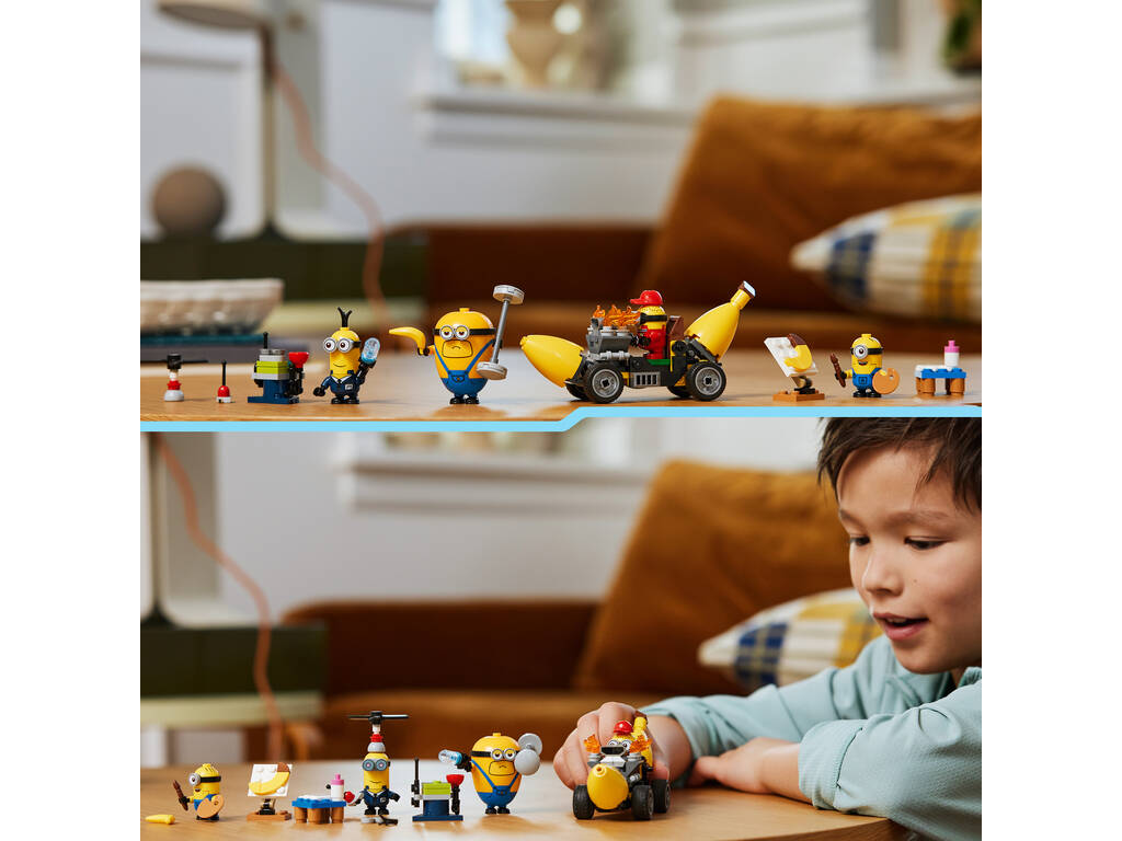 Lego Gru 4 Mi Villano Favorito Minions y Coche Banana 75580