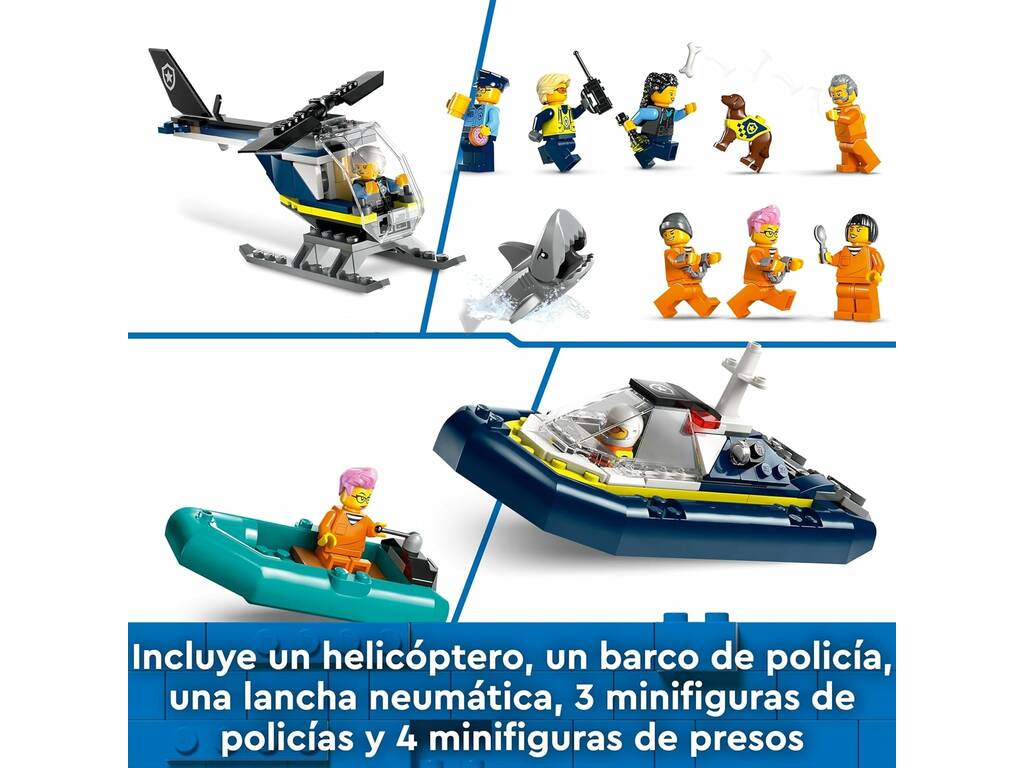 Lego City Ilha da Prisão da Polícia 60419