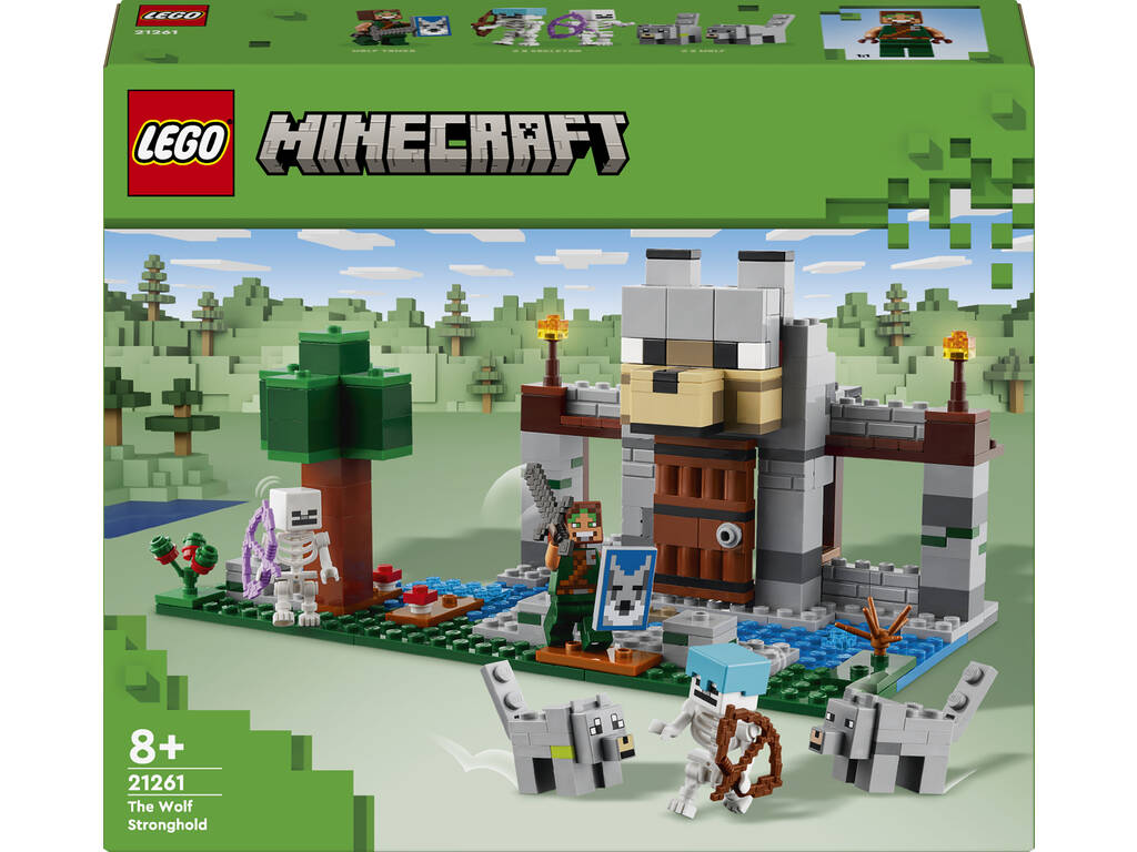 Lego Minecraft La Fortaleza Lobo 21261