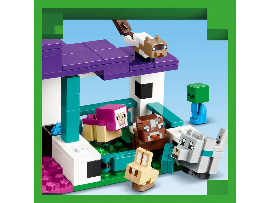 Lego Minecraft El Santuario de Animales 21253