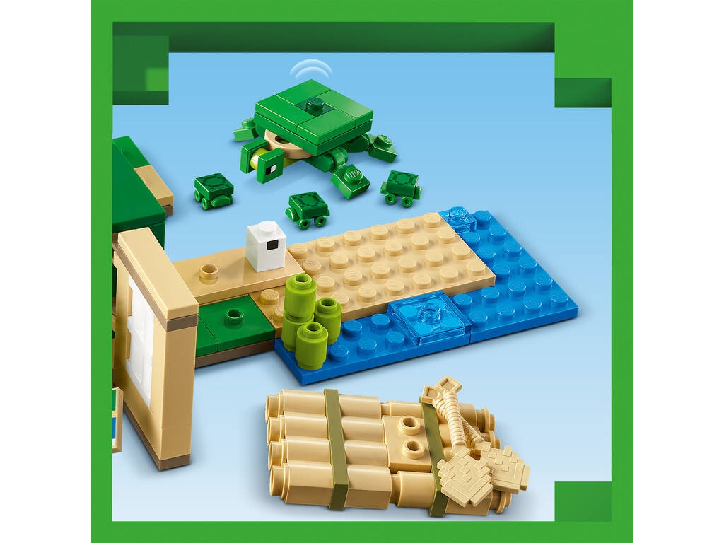 Lego Minecraft Maison Turtle Beach 21254