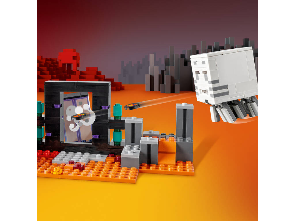 Lego Minecraft La Emboscada en el Portal del Nether 21255