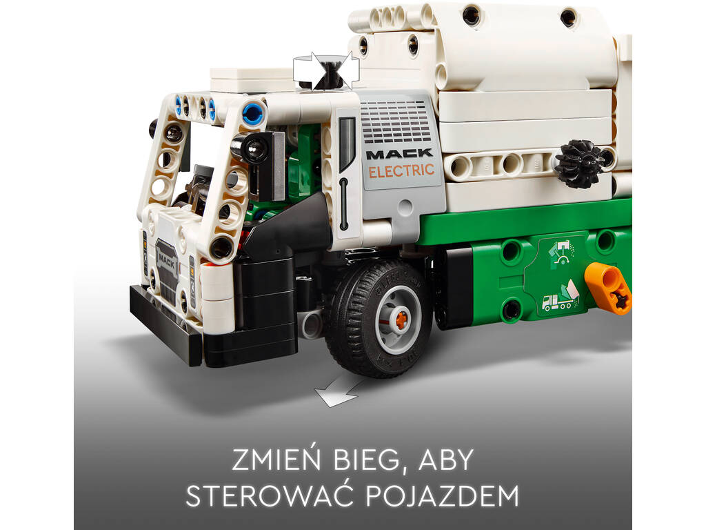 Lego Technic Camion poubelle Mack LR Electric 42167