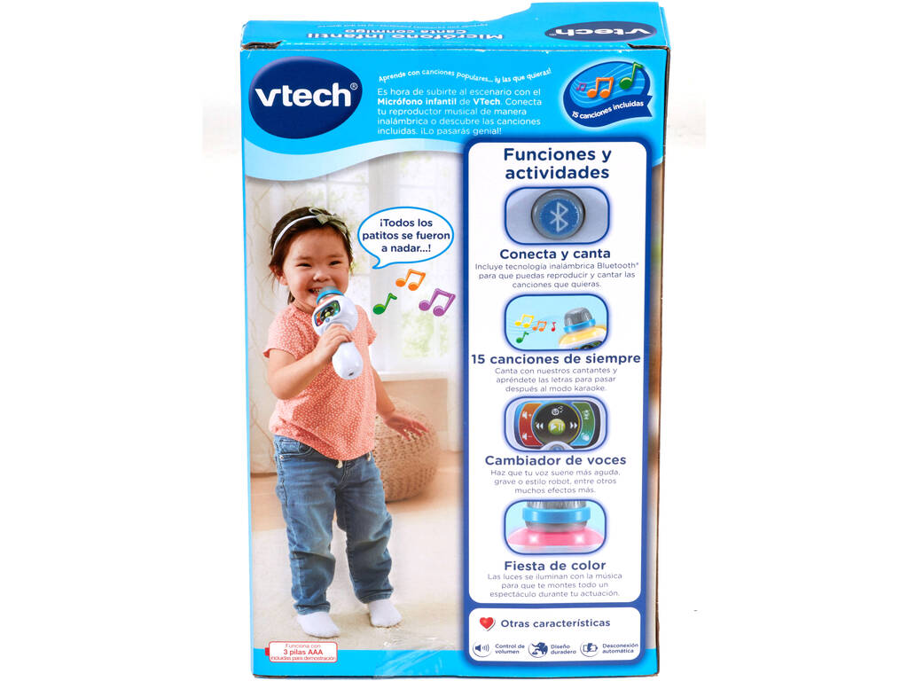 Microphone pour enfants Vtech Canta Conmigo Blanc 80-551067