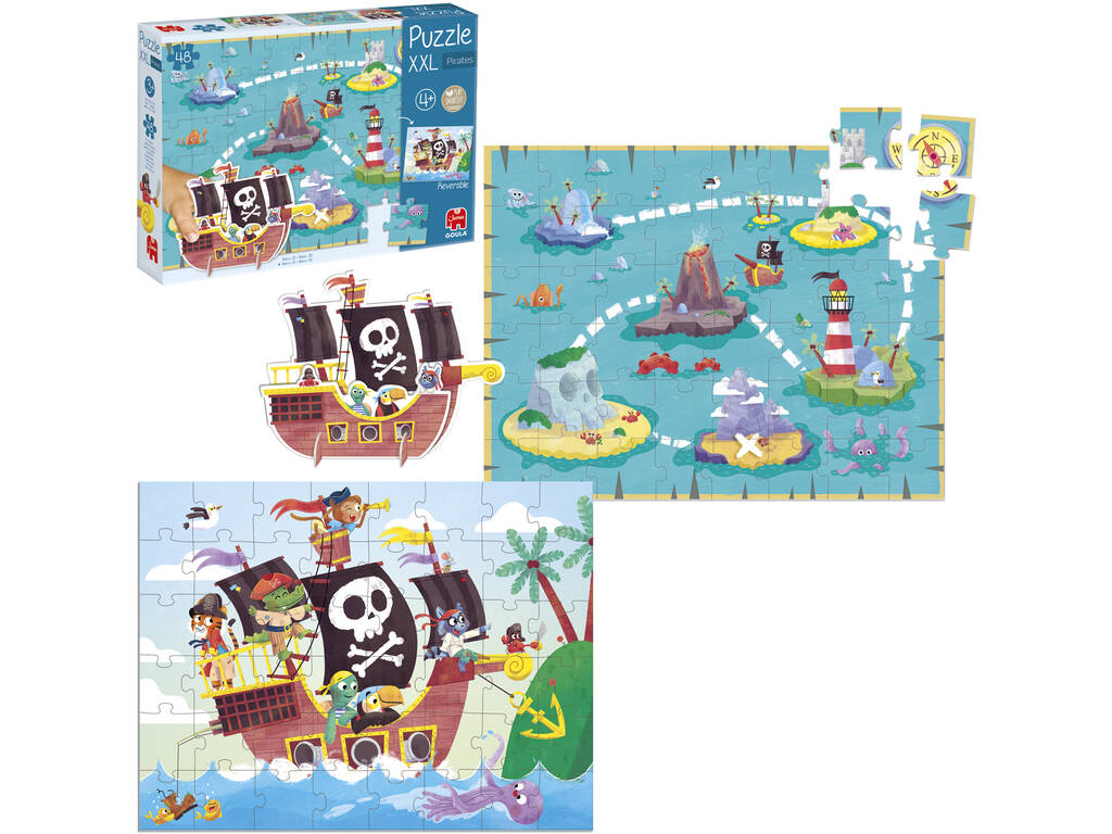 Puzzle XXL Piratas de Diset 1110700209