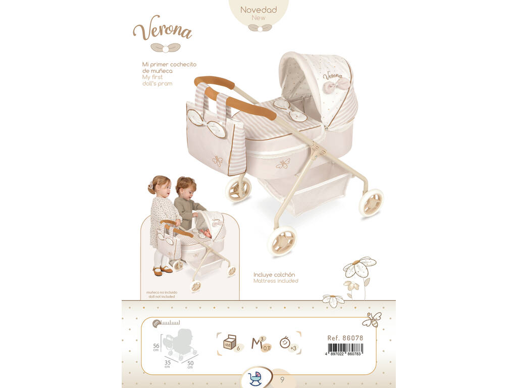 Verona DeCuevas My First Verona Doll Carriage 86078