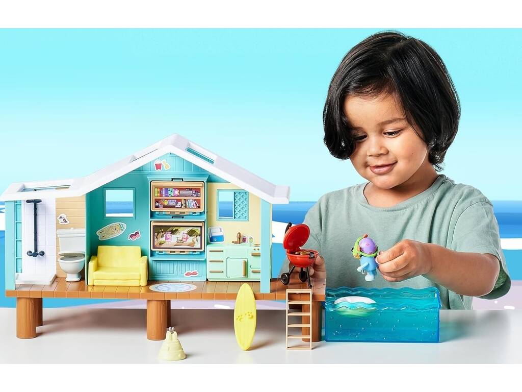 Bluey Beach Hut avec figurine Famosa BLY66000