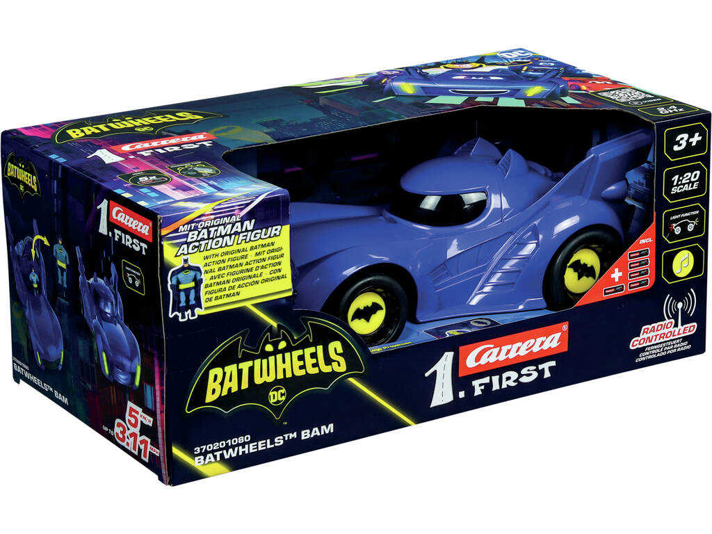 Batwheels Auto radiocomandata 1:20 Veicolo Bam Carrera 201080