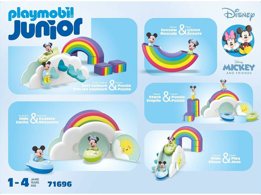 Playmobil Junior Disney Mickey And Friends Casa tra le nuvole 71696