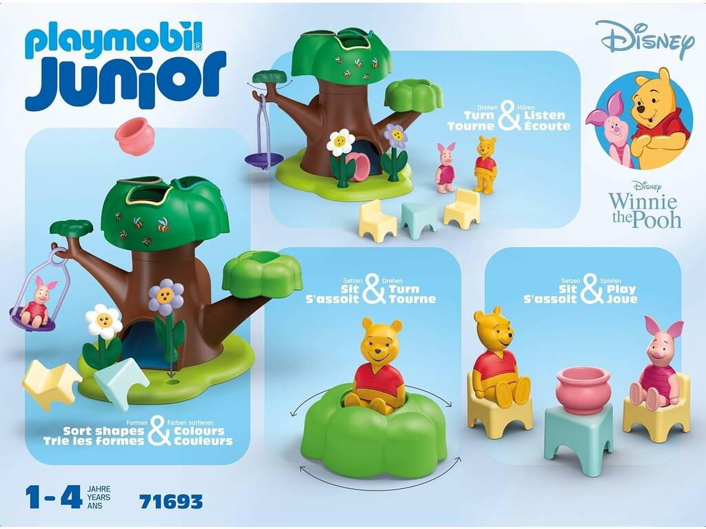 Playmobil Junior Disney Winnie The Pooh Casa sull'albero 71693