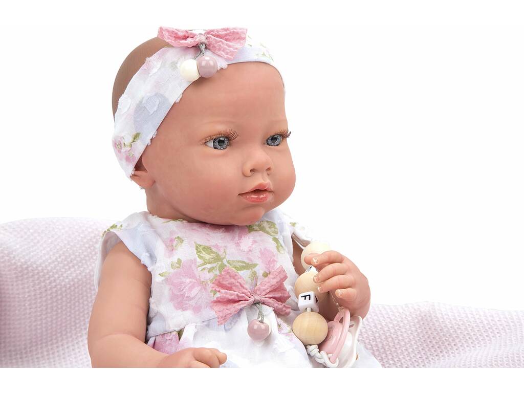 Reborn Baby Puppe 38 cm. Inna Rosa mit Decke Arias 98106