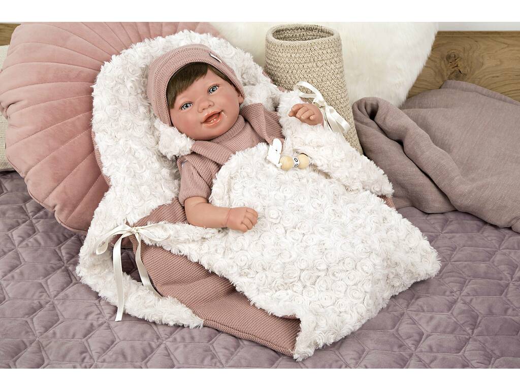 Muñeca Bebé Reborn 45 cm. Gimena con Saco de Dormir Arias 98119