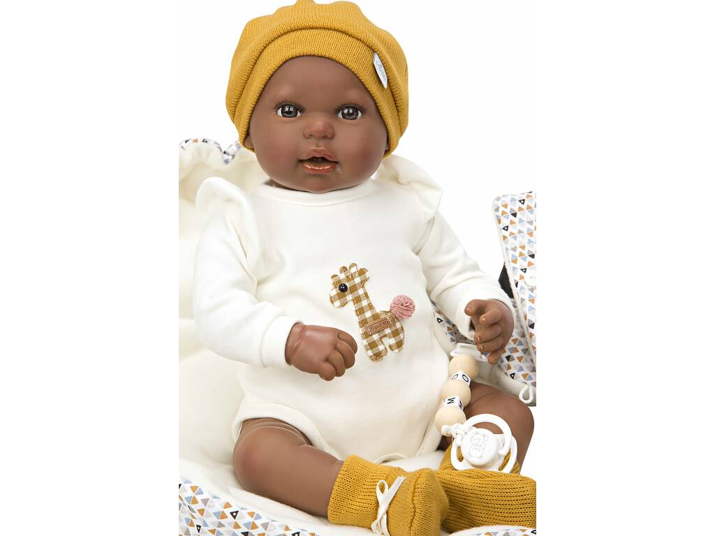 Reborn-Babypuppe 45 cm. Raphael mit Tragetasche Arias 98120