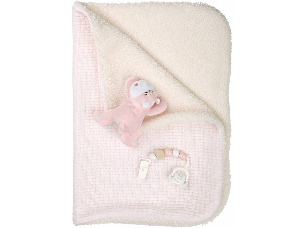 Reborn-Babypuppe Viviane 45 cm mit Decke und Plüschtier von Arias 98147