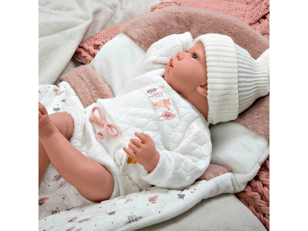 Muñeca Bebé Elegance Andie Rosa 40 cm. con Saquito Arias 60821