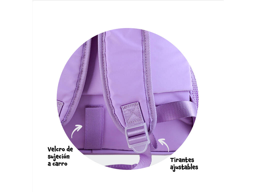 Blin Blin Arcobaleno Zaino Elementari a doppio scomparto di Toybags T434-1046