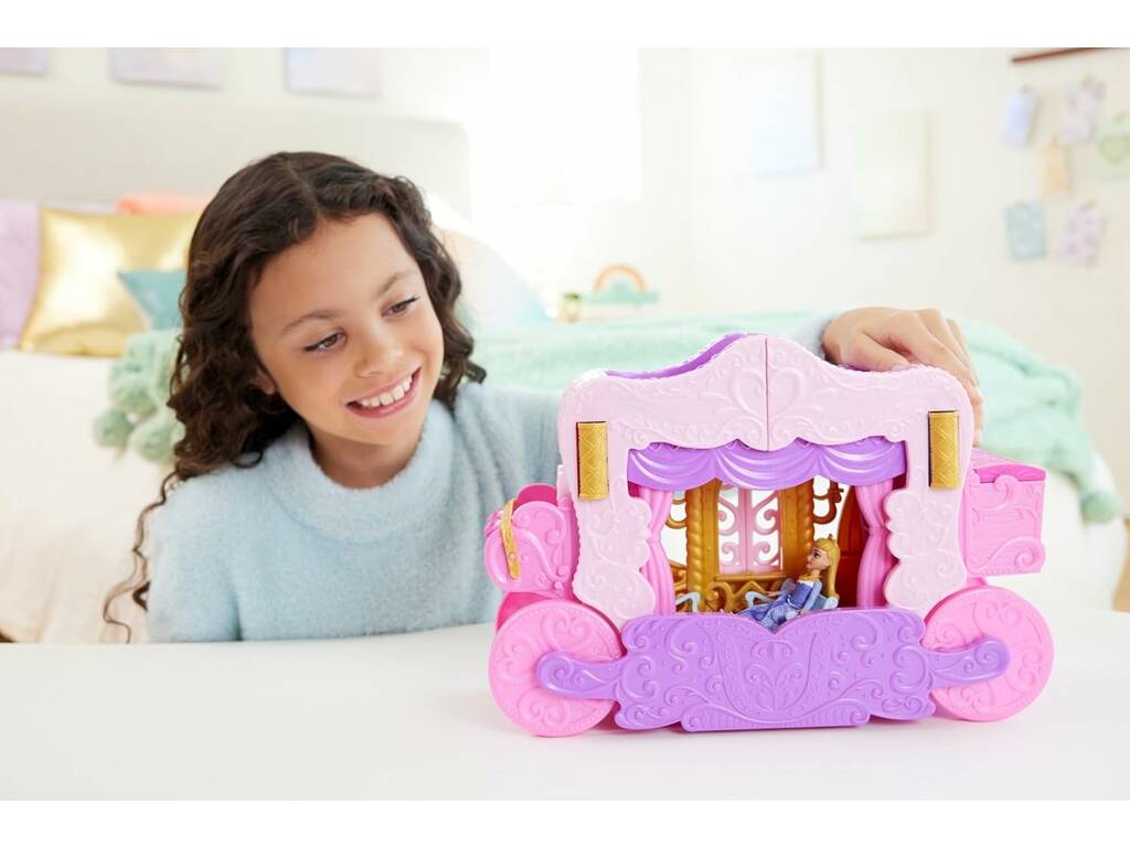 Disney-Prinzessinnen Mattel Kutschen- und Schloss-Spielset HWX17