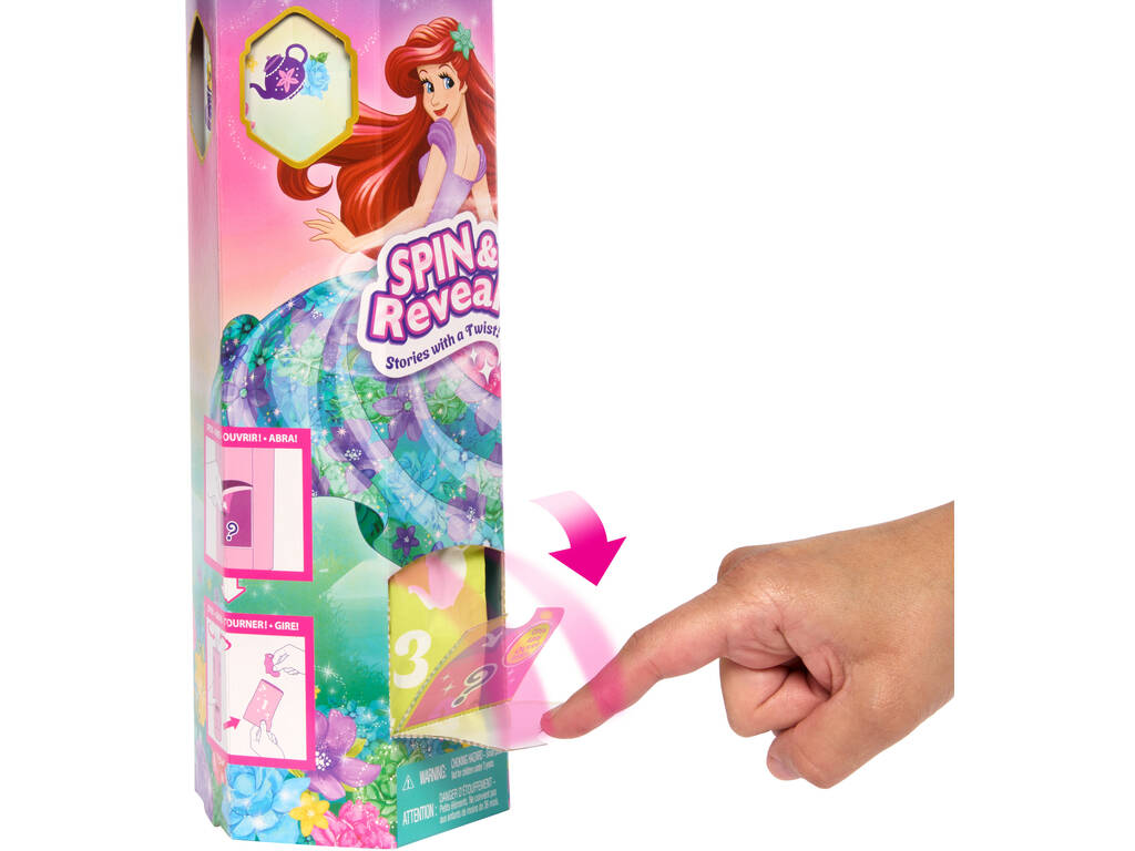 Disney Princesse Ariel Poupée Spin And Reveal Mattel HTV88