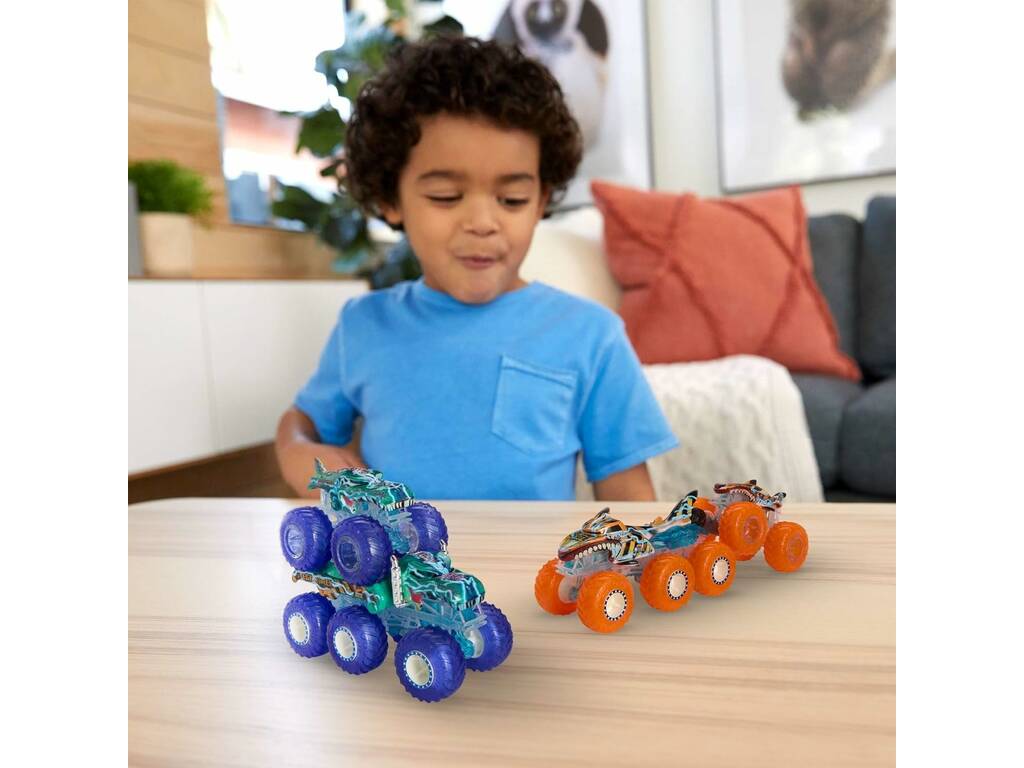 Hot Wheels Monster Trucks Multipack Camiones y Big Rings