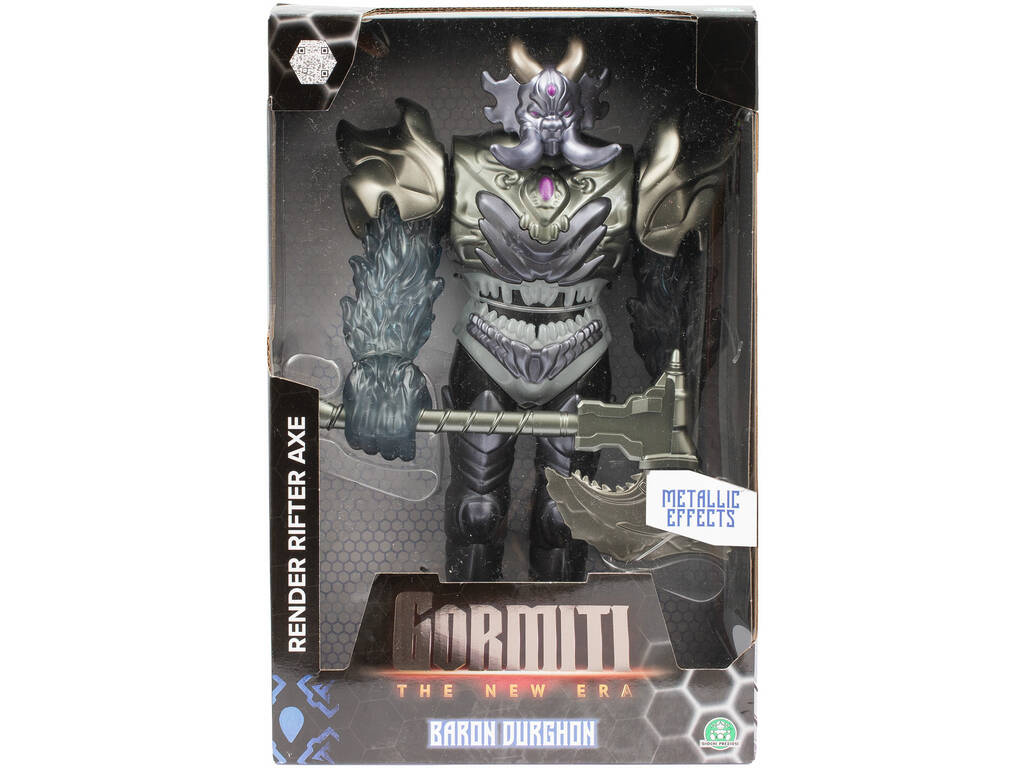 Gormiti The New Era Figura de Acción Villano de 27 cm con Arma Famosa GRV09401