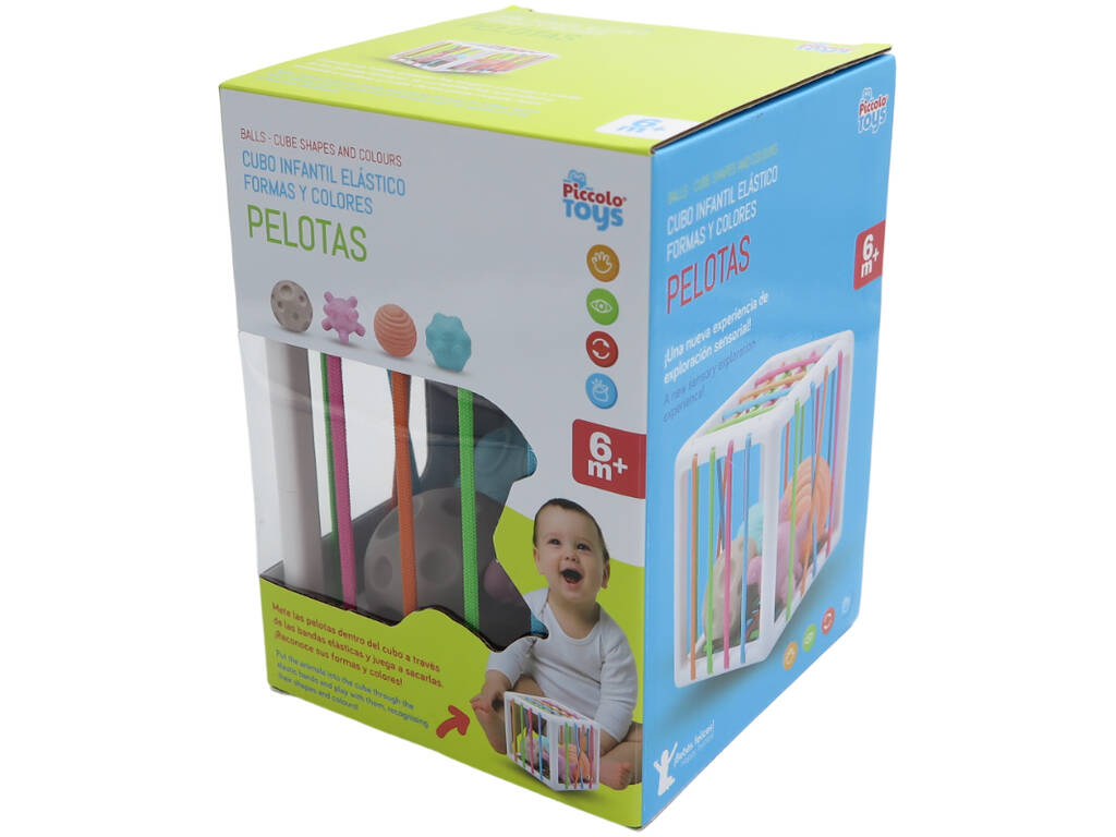 Cubo per bambini elastico Forme e Colori Palle