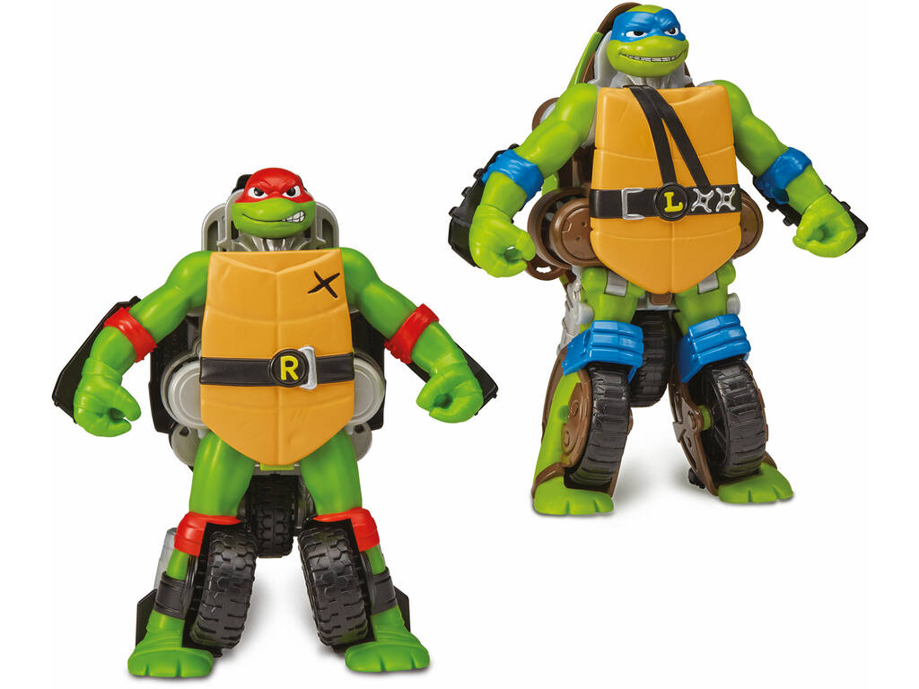 Tortues Ninja Mutations Figure transformable dans le véhicule Famosa TU845000