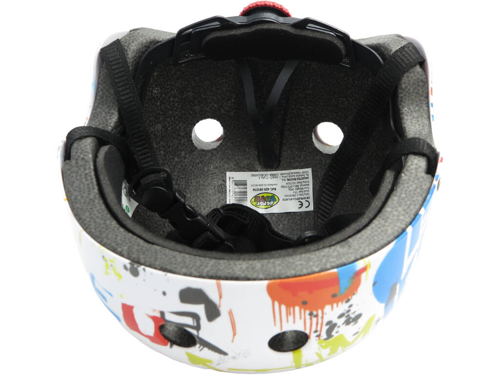 Casco sportivo multisport Graffiti per adulti taglia L