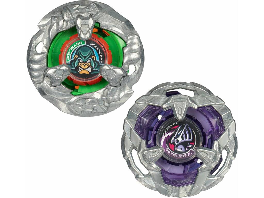 Beyblade X Pack 2 Lapins Tournants Sans Lanceur