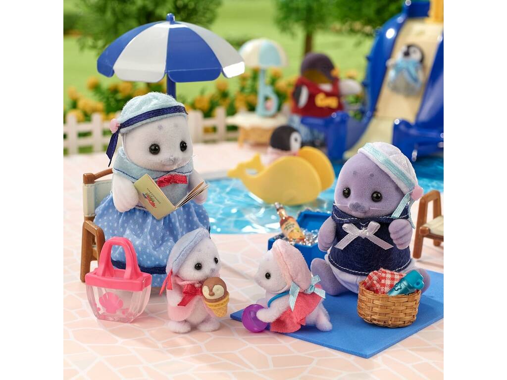 Sylvanian Families Familie Robbe von Epoch zum Spielen 5759